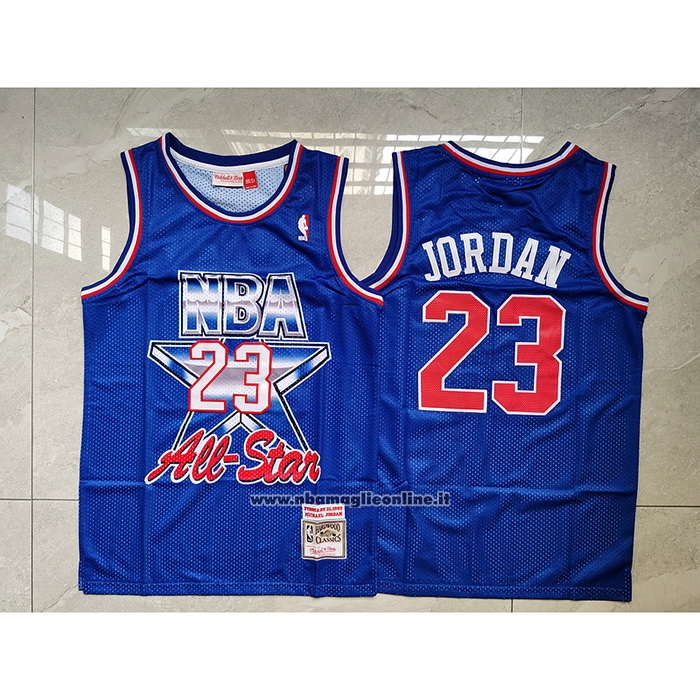 Maglia All Star 1993 Michael Jordan #23 Blu